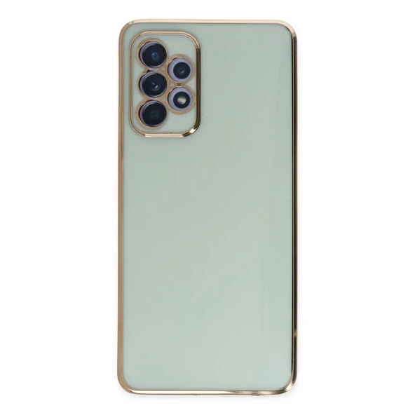 Samsung Galaxy A52 Kılıf Volet Silikon - Açık Yeşil ürün görseli 1