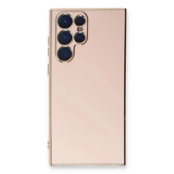Samsung Galaxy S22 Ultra Kılıf Volet Silikon - Pembe ürün görseli 1