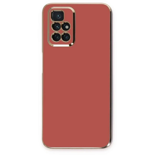 Xiaomi Redmi 10 2022 Kılıf Volet Silikon - Kırmızı ürün görseli 1