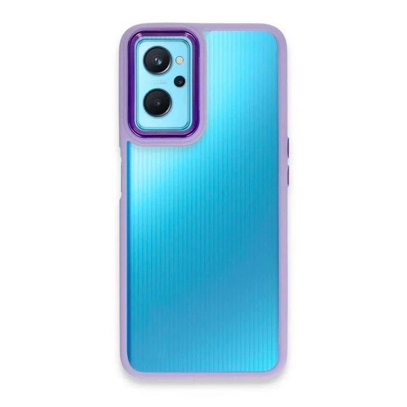 Realme 9i 4g Kılıf Dora Kapak - Lila ürün görseli 1