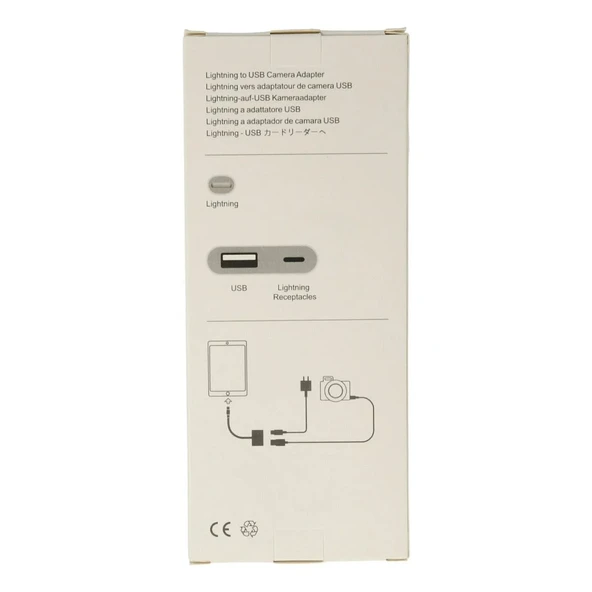 Apr22 Iphone Otg 2in1 - Beyaz - Resim 11