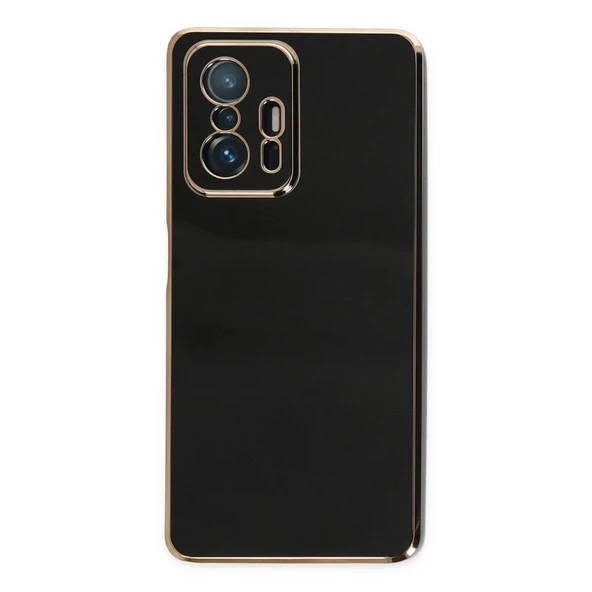 Xiaomi Mi 11t Pro Kılıf Volet Silikon - Siyah ürün görseli 1