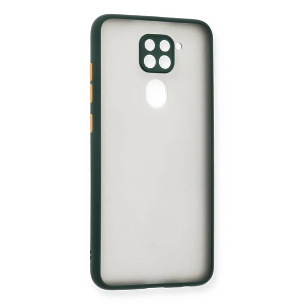 Xiaomi Redmi Note 9 Kılıf Montreal Silikon Kapak - Yeşil ürün görseli 1