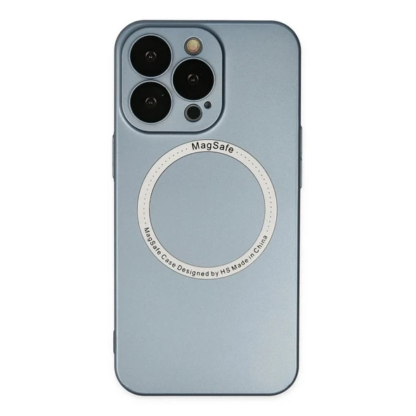 Apple İphone 13 Pro Kılıf Jack Magneticsafe Lens Silikon - Sierra Blue ürün görseli 1