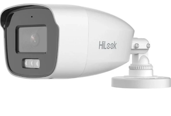 Hilook THC-B227-LMS 2mp Dual Light 2.8mm (TVI-AHD-CVI-CVBS) Sesli Bullet Kamera Dual-Light ürün görseli 1