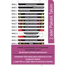 Compax Araç Takmatik Beyaz Takkolay Plakalık 1 Adet ürün görseli 1
