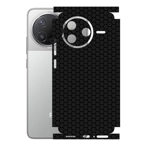 Poco F7 Pro ile Uyumlu Bumper Serisi Premium Kaplama 360  Siyah ürün görseli 1