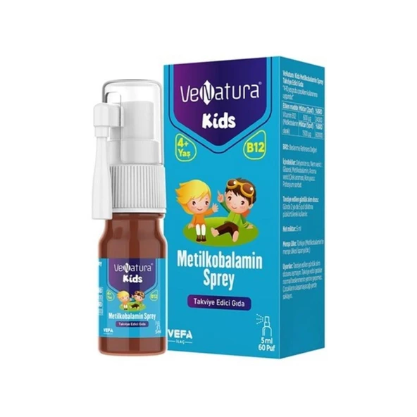 Venatura Kids Metilkobalamin Sprey 5 ml 60 Puff ürün görseli 1