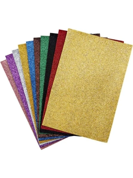 Colorbank Eva A4 Yapışkanlı Simli 10 Lu Ce-004 ürün görseli 1