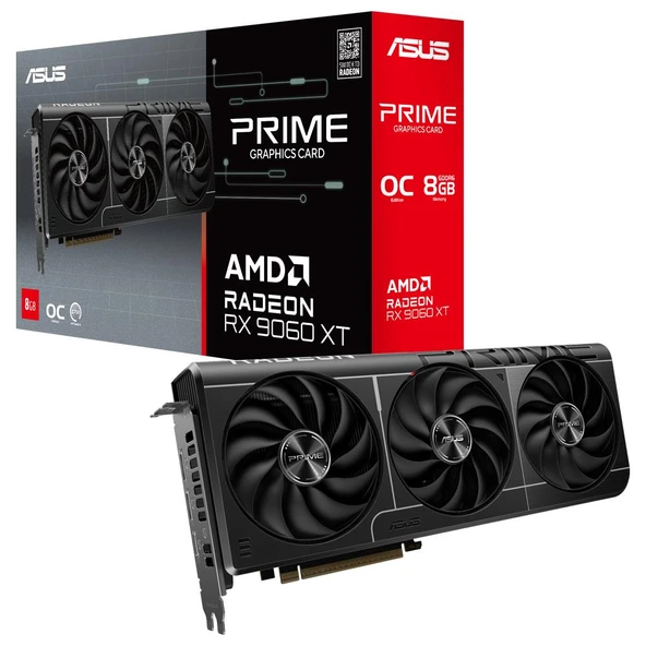 ASUS Prime Radeon RX 9060 XT OC 8GB GDDR6 128 Bit Ekran Kartı ürün görseli 1