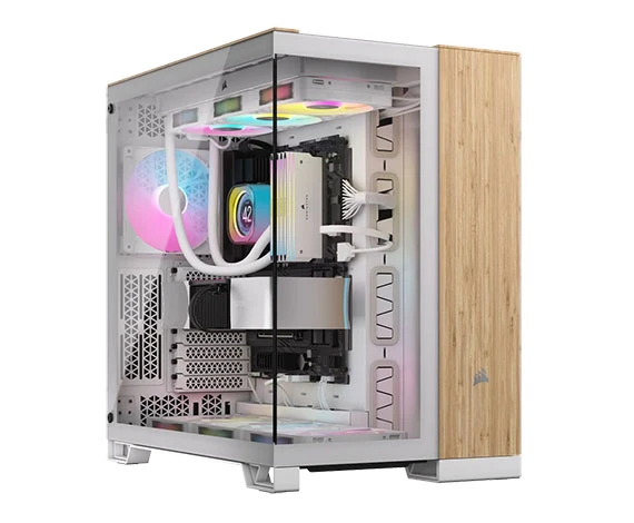 CORSAIR CASE - CC-9011284-WW 6500X White/Bamboo ürün görseli 1