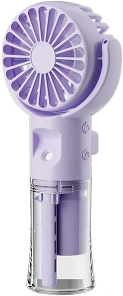 Mini El Fanı-04 F4  Su Damlacık Püskürtmeli Mor ürün görseli 1