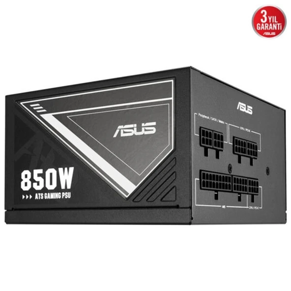 ASUS ATS 850G 850W 80+ Gold Full Modüler ATX Güç Kaynağı ürün görseli 1