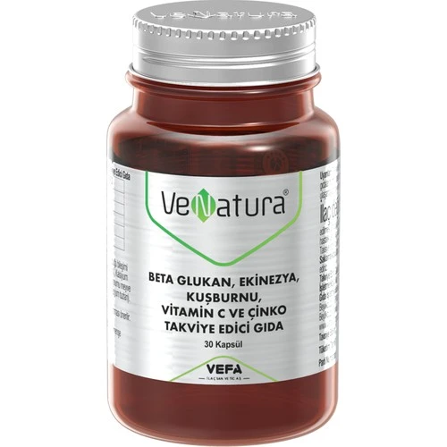 Venatura Beta Glukan Ekinezya Kuşburnu C Vitamini Çinko 30 Kapsül ürün görseli 1