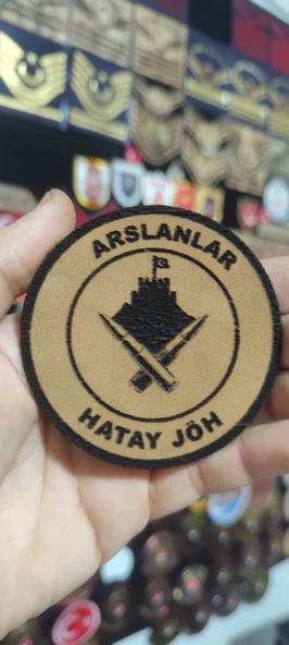 Bizon Derisinden Arslanlar , Birlik Peç 8 cm, Cırtlı, 1.sınıf Kalite ürün görseli 1