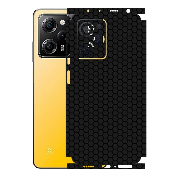 Poco X5 Pro ile Uyumlu Bumper Serisi Premium Kaplama 360  Siyah ürün görseli 1