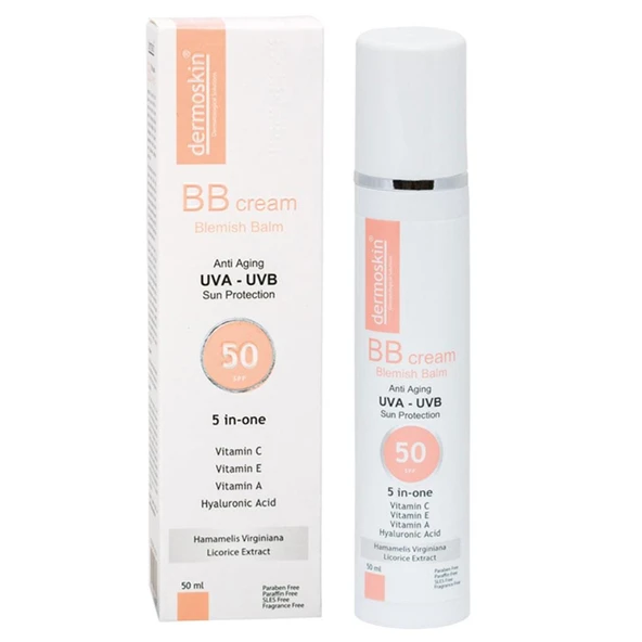 Dermoskin BB Krem SPF50 50 ml ürün görseli 1