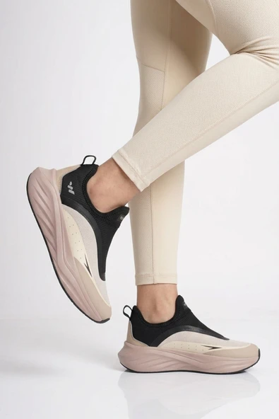 Bej Hafızalı Taban Unisex Spor Ayakkabı ürün görseli 1