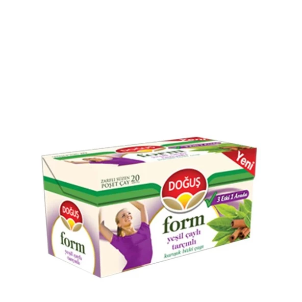 Doğuş Form Yeşilçay Tarçınlı Bitki Çayı 20x2 gr ürün görseli 1