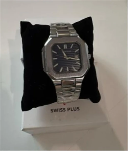 Swiss Plus Man Watch Premium Seri Model-5 RS23146 Blue-Silver ürün görseli 1