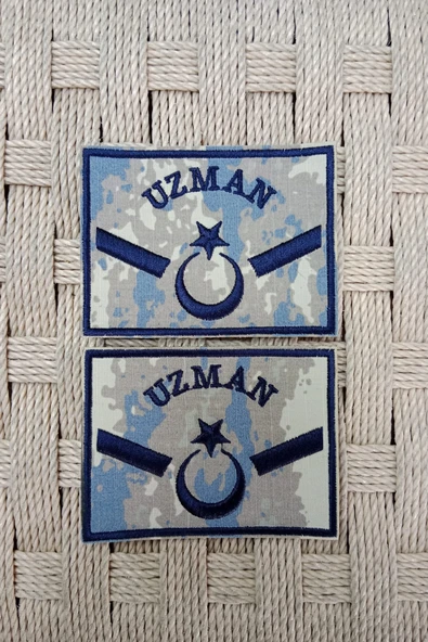 Hava Kuvvetleri Uzman Onbaşı Kamuflaj Renkli Nakış Kol Rütbe ürün görseli 1