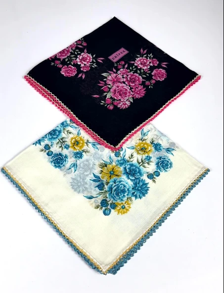 Eripek 2'li Paket Oyalı Pamuk Yazma 6594 ürün görseli 1