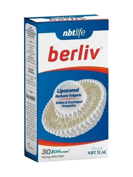 Nbt Life Berliv 30 Kapsül Lipozomal Berberis Vulgaris İçerikli Takviye Edici Gıda ürün görseli 1