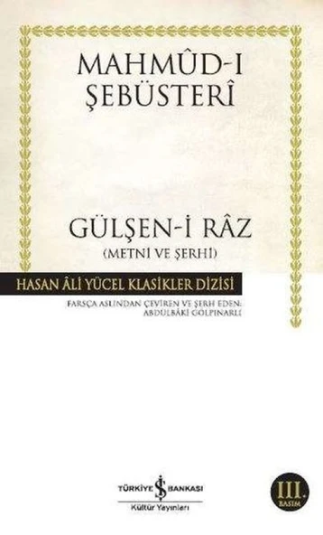 Gülşen-i Raz Metni ve Şerhi - Hasan Ali Yücel Klasikleri ürün görseli 1