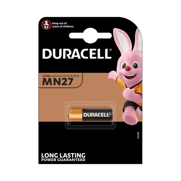 Duracell MN27 / A27 / 27A 12V Pil ürün görseli 1