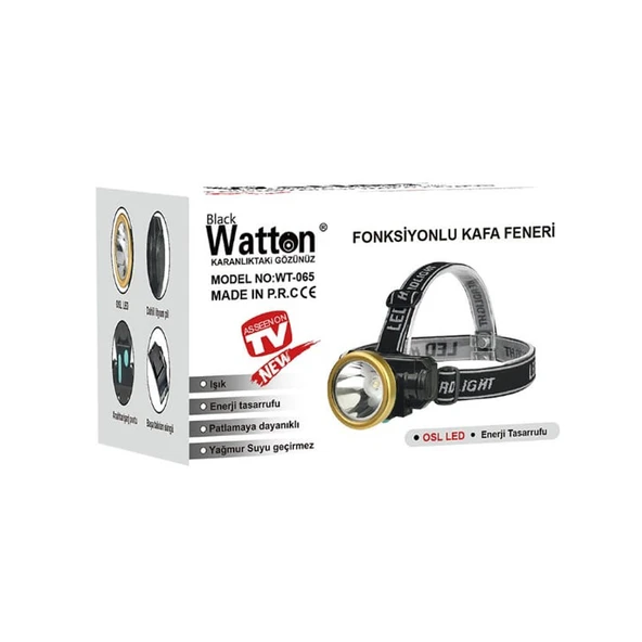 Şarjli Baret Lambasi Osl Led WT-065 - Resim 5