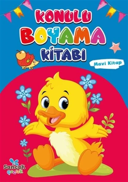 Konulu Boyama Kitabı - Mavi ürün görseli 1