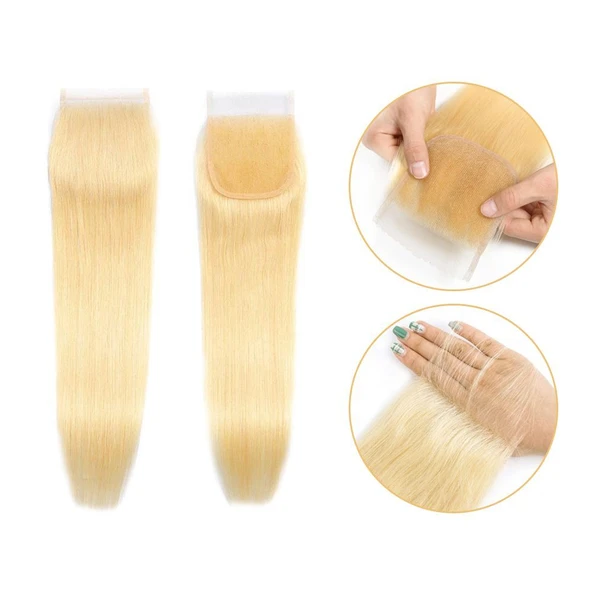 Peruk Tepesi Platin Renk (Closure) 10inch ürün görseli 1