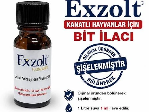 Exzolt Fluralaner  Kanatlı Hayvan Bit, Pire ve Kırmızı Bit 10 ml ürün görseli 1