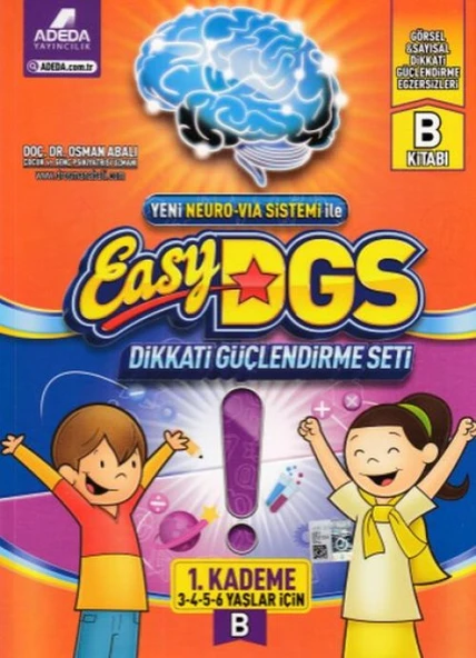 EASY Dikkati Güçlendirme Seti 3-6 yaş B Kitapçığı ürün görseli 1