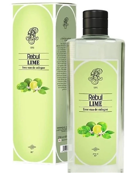 Rebul 250ml Lime Kolonya Cam Şişe ürün görseli 1