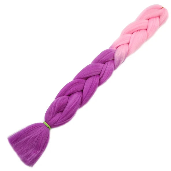 Afrika Örgülük Sentetik Ombreli 100 Gr. / Açık Pembe / Lila ürün görseli 1