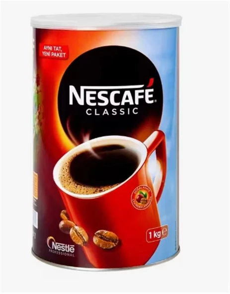 Nestle Nescafe Classıc Teneke 1kg 12392489 12498219 (12584211) ürün görseli 1