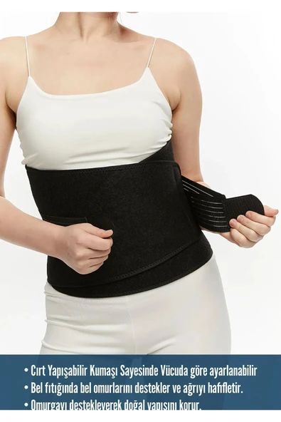 Ayarlanabilir Bel ve Sırt Destek Korsesi Medikal Fıtık Bel Ağrısı İçin Unisex Kullanım ürün görseli 1