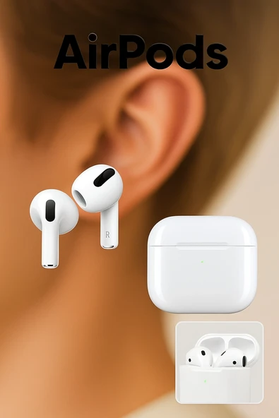 Yeni Seri AirPods 4. Nesil Bluetooth Kulak İçi Kulaklık ANC – iOS & Android Uyumlu ürün görseli 1