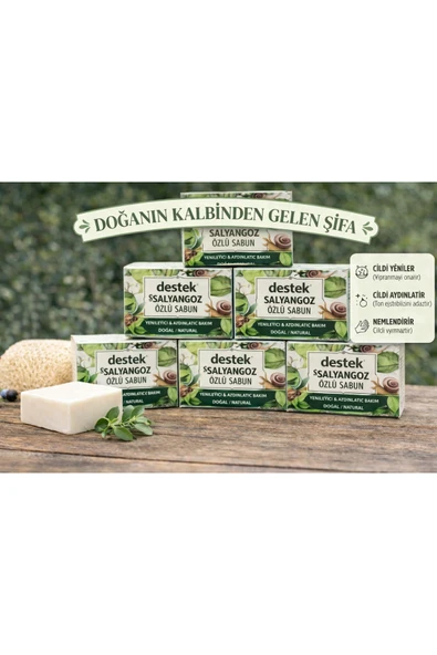 Destek Salyangoz Özlü Sabun - Yenileyici & Aydınlatıcı Bakım ürün görseli 1