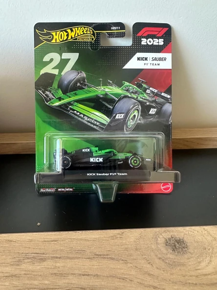 Hot Wheels Kick Sauber F1 Team(27 Numara) ürün görseli 1