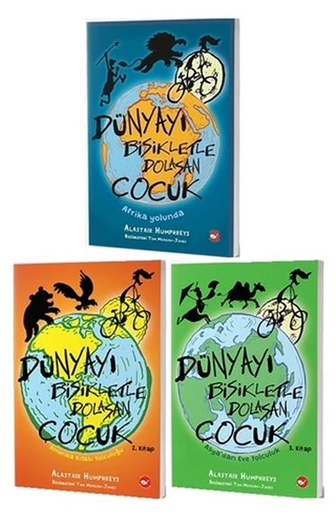 Dünyayı Bisikletle Dolaşan Çocuk Seti (3 Takım) ürün görseli 1