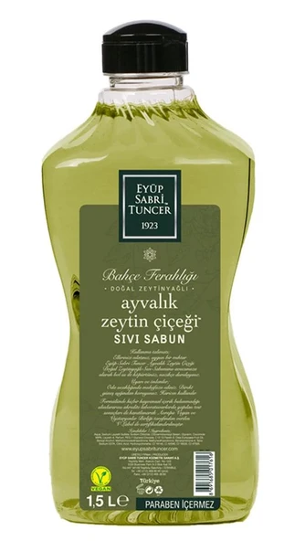 Eyüp Sabri Tuncer 1,5lt Ayvalık Zeytin Çiçeği  Sıvı Sabun Doğal Zeytinyağlı ürün görseli 1