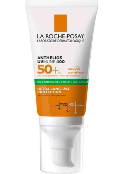 La Roche-Posay Anthelios UVMune 400 Oil Control Gel-Cream SPF50+ ürün görseli 1
