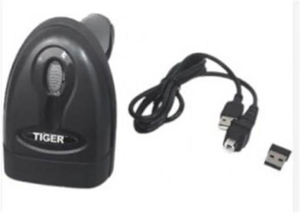 Tiger CS611-BT 1D CCD 2.4Ghz+Bluetooth Kablosuz Barkod Okuyucu ürün görseli 1