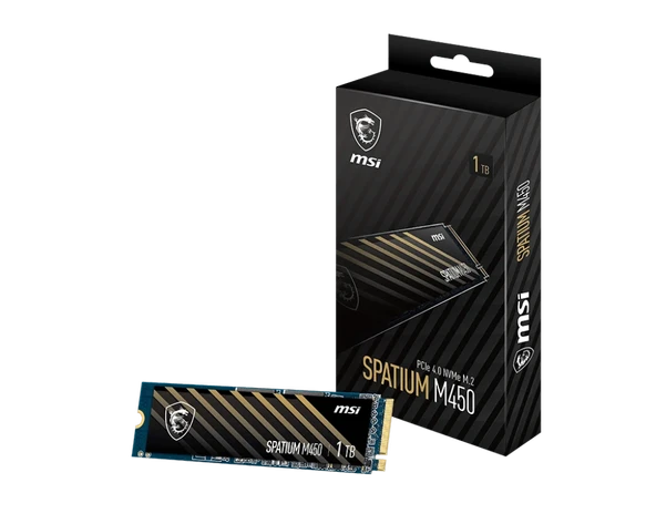 MSI SSD M450 PCIe 4.0 NVMe M.2 1TB V1 ürün görseli 1
