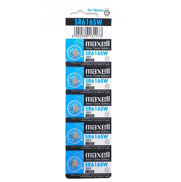 Maxell Sr-616Sw-321 10lu Paket Pil ürün görseli 1