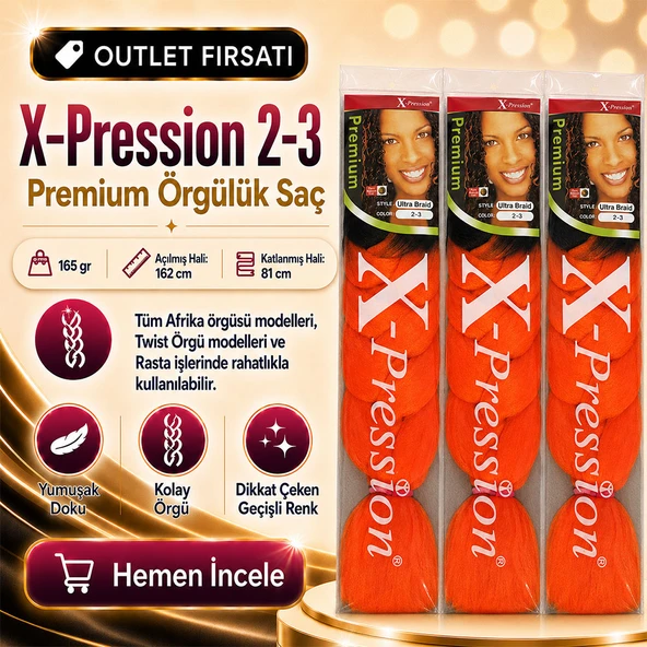 3 Paket / Afrika Örgüsü Ve Rasta İçin Sentetik Ombreli Saç 2/3 ürün görseli 1