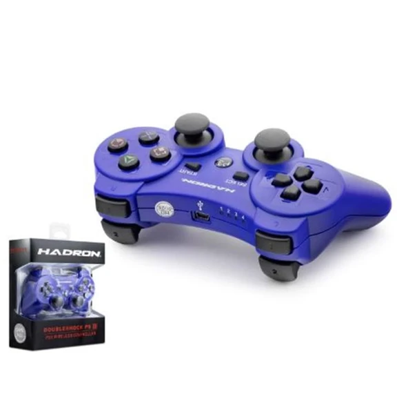 HADRON HD325M PS3 Uyumlu Kablosuz Bluetooth GamePad Oyun Kolu DoubleShock III - Mavi ürün görseli 1