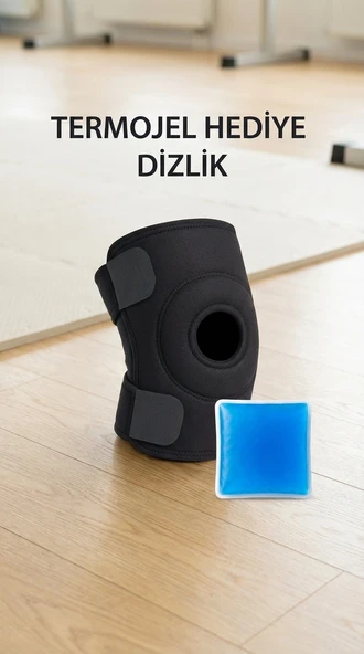 Sporcu Dizlik Medical Destekli Çapraz Bağ Koruma Termojel Hediye ürün görseli 1
